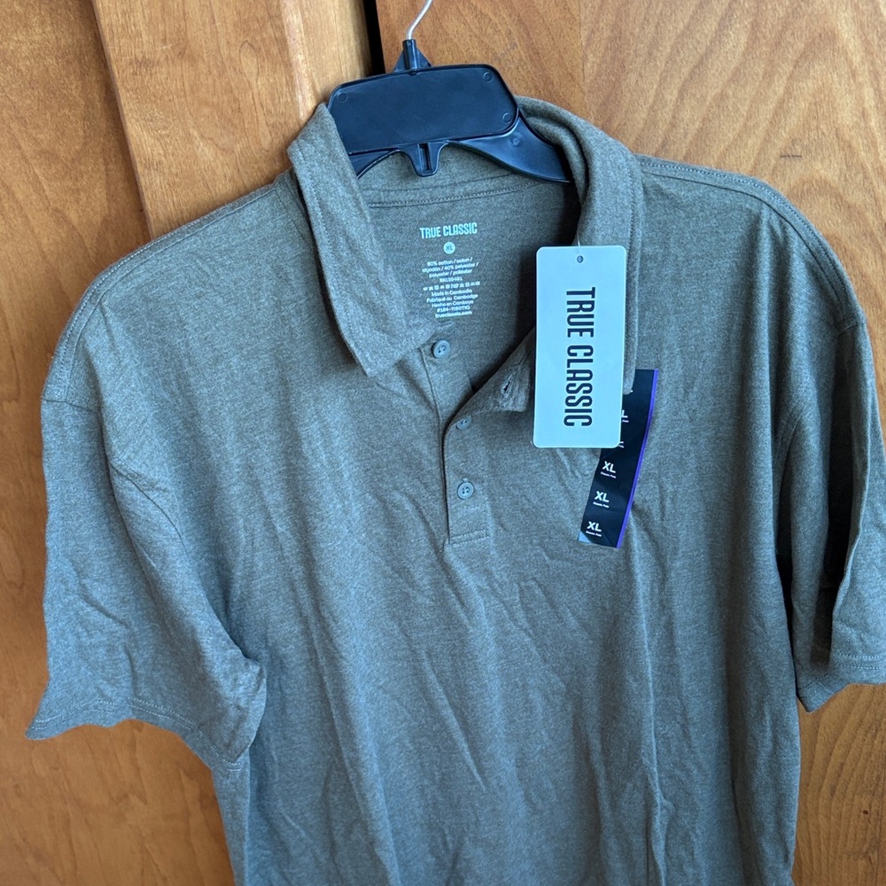 True Classic Olive Green Polo Shirt